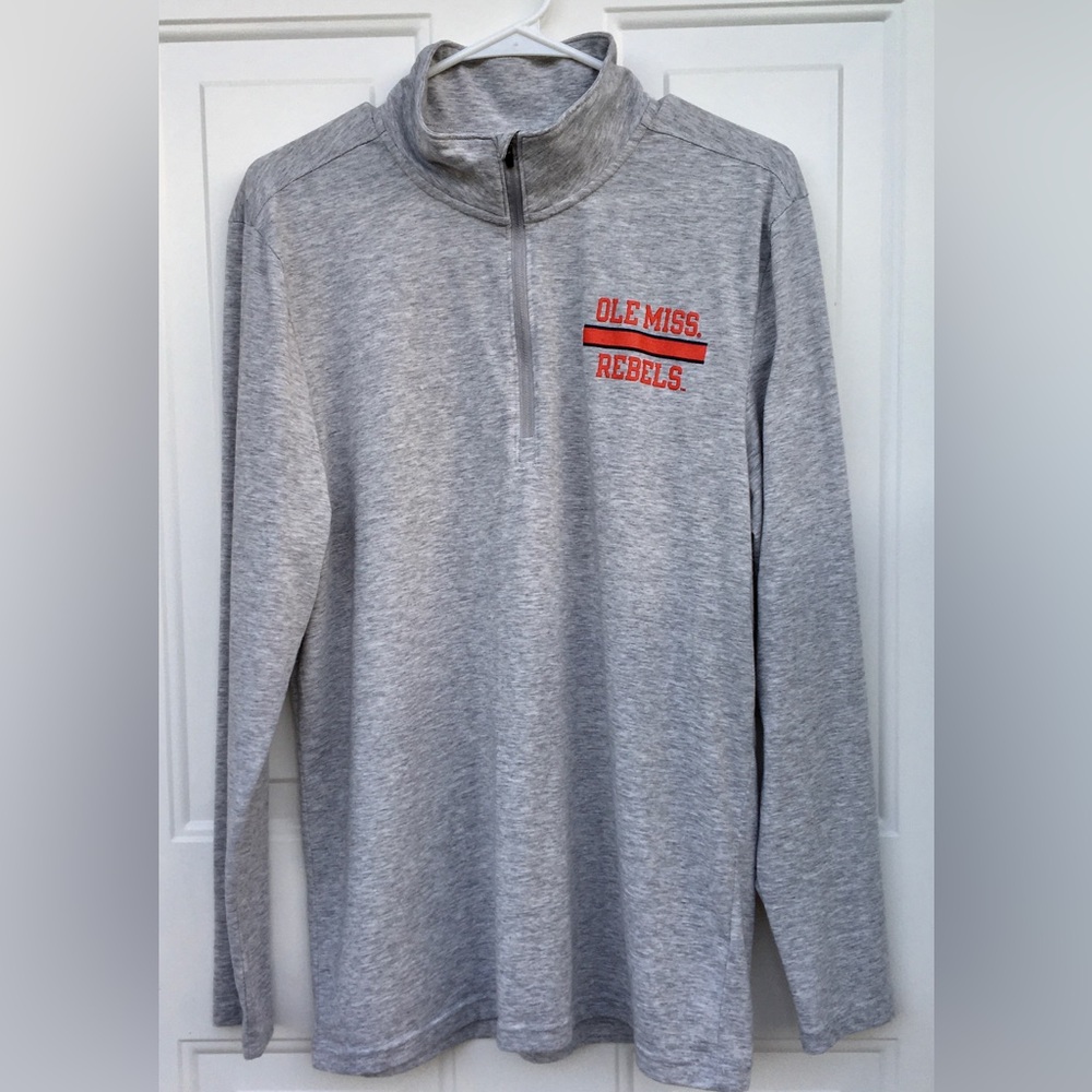✨ Champion Ole Miss Long-Sleeve 3/4 Zip Pullover ✨